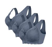 Reggiseno sottile senza lacci confortevole traspirante biancheria intima di grandi dimensioni Brater fibbia femminile reggiseno con scollo a V gilet bralette reggiseno senza fili reggiseno morbido per