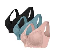 Reggiseno sottile senza lacci confortevole traspirante biancheria intima di grandi dimensioni Brater fibbia femminile reggiseno con scollo a V gilet bralette reggiseno senza fili reggiseno morbido per