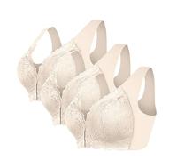 Reggiseno sottile senza lacci confortevole traspirante biancheria intima di grandi dimensioni Brater fibbia femminile reggiseno con scollo a V gilet bralette reggiseno senza fili reggiseno morbido per