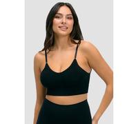 Reggiseno speciale schiena nuda in bambù Low Back Nero XL Tinta unita