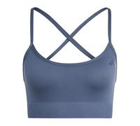 adidas Donna Workout Essentials Knit Light Support Bra, preloved Ink, L