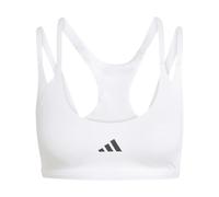 Adidas Optime Workout Strappy Low Impact Sports Bra Bianco 2XS Donna