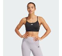 adidas Aeroreact Training 3 Stripes Reggiseni Sportivi Donna in nero, Taglia: S