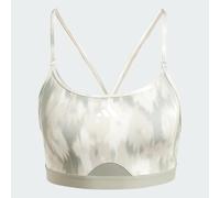 Reggiseno sportivo Aeroreact Training Essentials Light-Support Allover Print Flower Chalk White / Silver Pebble 2XS (C-D)