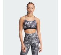 Reggiseno sportivo Aeroreact Training Essentials Light-Support Allover Print Flower Grey Two / Black L (A-B)