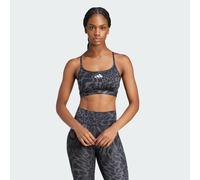Reggiseno sportivo Aeroreact Training Light Support 3-Stripes Black 2XS (A-B)