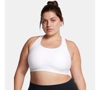 Reggiseno sportivo Armour® Mid Crossback da donna Bianco / Bianco / Halo Grigio 3X
