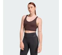 Reggiseno sportivo con 3 Strisce Studio All Me Light Support Aurora Coffee S