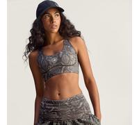 Reggiseno sportivo da allenamento adidas By Stella McCartney Power Impact Medium Support Printed Charcoal / Black 2XS