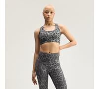Reggiseno sportivo da allenamento adidas by Stella McCartney PrimeLiftImpact Medium Support Printed Dove Grey / Carbon XL