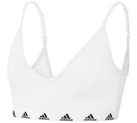 adidas Purebare Light-Support Bra, Reggiseno Sportivo Women's, White/Black, L A-C