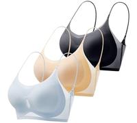 Reggiseno sportivo da donna taglie forti per donna sottile estate ghiaccio comfort reggiseno, L, M