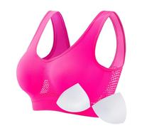 Reggiseno Sportivo Donnass Top Sportivo Donnass Reggiseno Scollo a V Imbottito Reggiseni Senza Ferretto Top Palestra Donnass Fitness per Taglie Forti da Donnass Yoga Jogging Gym Reggiseno Minimizer