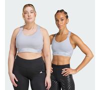 Reggiseno sportivo FastImpact Luxe Run High-Support Halo Silver / Halo Silver S (C-D)