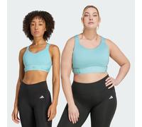 adidas Performance - Fastimpact Luxe Run - Reggiseno color menta a supporto elevato-Verde S C-D Cup