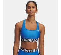 Reggiseno sportivo Under Armour HeatGear Mid Branded blu vivo - XL