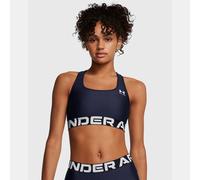 Reggiseno sportivo HeatGear® Armour Mid Branded da donna Midnight Blu Marino / Bianco M