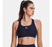Reggiseno sportivo HeatGear® Mid Padless da donna Midnight Blu Marino / Midnight Blu Marino / Bianco XS