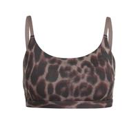 Reggiseno sportivo Optime Essentials Workout Leopard Supporto Leggero - Earth St