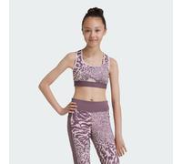 Reggiseno sportivo Power React Junior Sandy Pink / Shadow Fig / Reflective Silver 7-8A