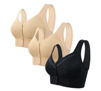Reggiseno Sportivo Reggiseno Imbottito Bralette Sportivo Schiena Scoperta Imbottito senza Ferretto Invisibile Contenitivo in Cotone Palestra Push Up Taglia Forti Reggiseno Donna in Microfibra