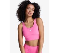 Roxy Heart Into It Attitude Sports Bra Rosa S Donna