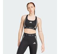Reggiseno adidas Techfit Medium Support Colorblock nero puro - S-AB