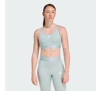 Reggiseno adidas TECHFIT grigio verdastro - S