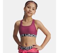 Under Armour Crossback Jr - reggiseno sportivo sostegno medio - ragazza YM Dark Red junior Ua Heatgear