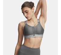 Reggiseno sportivo Under Armour Infinity 2.0 High Zip da donna Clay Verde / Titanium / Clay Verde S A-C