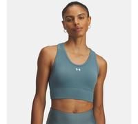 Reggiseno sportivo Under Armour Vanish Seamless Mid da donna Jasper Blu / Bianco S
