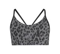 Reggiseno stampato con motivo animale per ragazza adidas Gris 7/8 anni