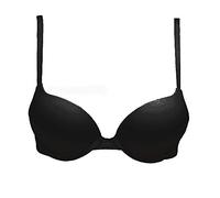 Reggiseno Super Push Up Imbottito +2 Taglie Love and Bra Modello Incredibile (1, Nero)
