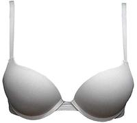 Reggiseno Super Push Up Imbottito +2 Taglie Love and Bra Modello Incredibile (2, Bianco)