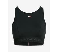 Reggiseno Tommy Hilfiger Mid Intensity High Neck Core nero - XS