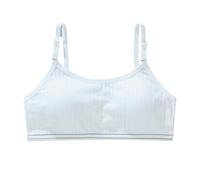 Reggiseno traspirante per bambini, morbido e confortevole, delicato sulla pelle delicata, per ragazze 6-12T, senza anelli in acciaio, lingerie adolescente, bianco, Taglia unica
