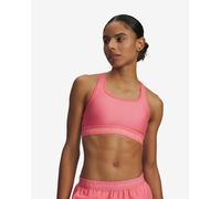 Reggiseno Under Armour Crossback Mid rosa chewing gum - XL
