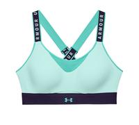 Reggiseno Under Armour Women's Infinity High Blocked Sports Bra - sea mist/purple switch - Menta (XS)