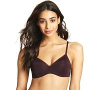 Reggiseno Wireless T-Shirt Pure Comfort Maidenform Stampa Pois Maroon Ricco 2XL