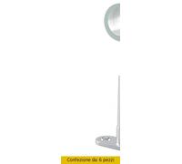 Reggitubo Centr.Regolabile x Tubo Tondo Crom.mm.30 Pezzi 6 Manart M723A.3.30/I6
