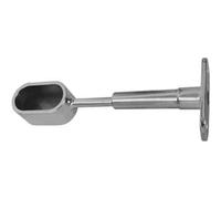 Reggitubo Laterale Chiuso Ovale 15 x 30 mm Ottonato 10 Pezzi