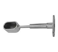 REGGITUBO LATERALE CHIUSO OVALE 15x30 mm - Ottonato