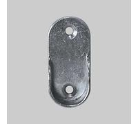 REGGITUBO LATERALE TUBO TONDO Ø 18 mm Ottonato Tubo Armadio Accessori (Pz.50)