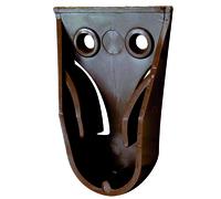 REGGITUBO PER ARMADI LATERALE 200 PZ. in plastica Ø mm. 18