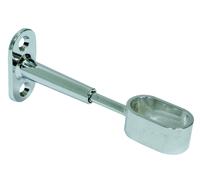 REGGITUBO PER ARMADI REGOLABILE OVALE Cromato mm. 15x30 24 PZ