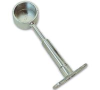 Reggitubo Tondo per Armadio Foro Chiuso finitura Cromata Ø 18 mm a soffitto