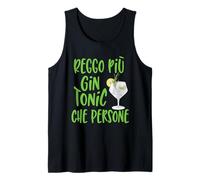 Reggo più Gin Tonic che persone divertente aperitivo ironica Canotta