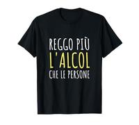Reggo Più L'alcol Che Le Persone Maglietta
