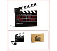 Regia Digitale Clapperboard Orologio Da Tavolo Orologio Da Parete Sveglia