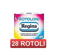 REGINA 28 ROTOLI - REGINA IGIENICA 4 ROTOLONI IN 7 CONFEZIONI cura casa e perso